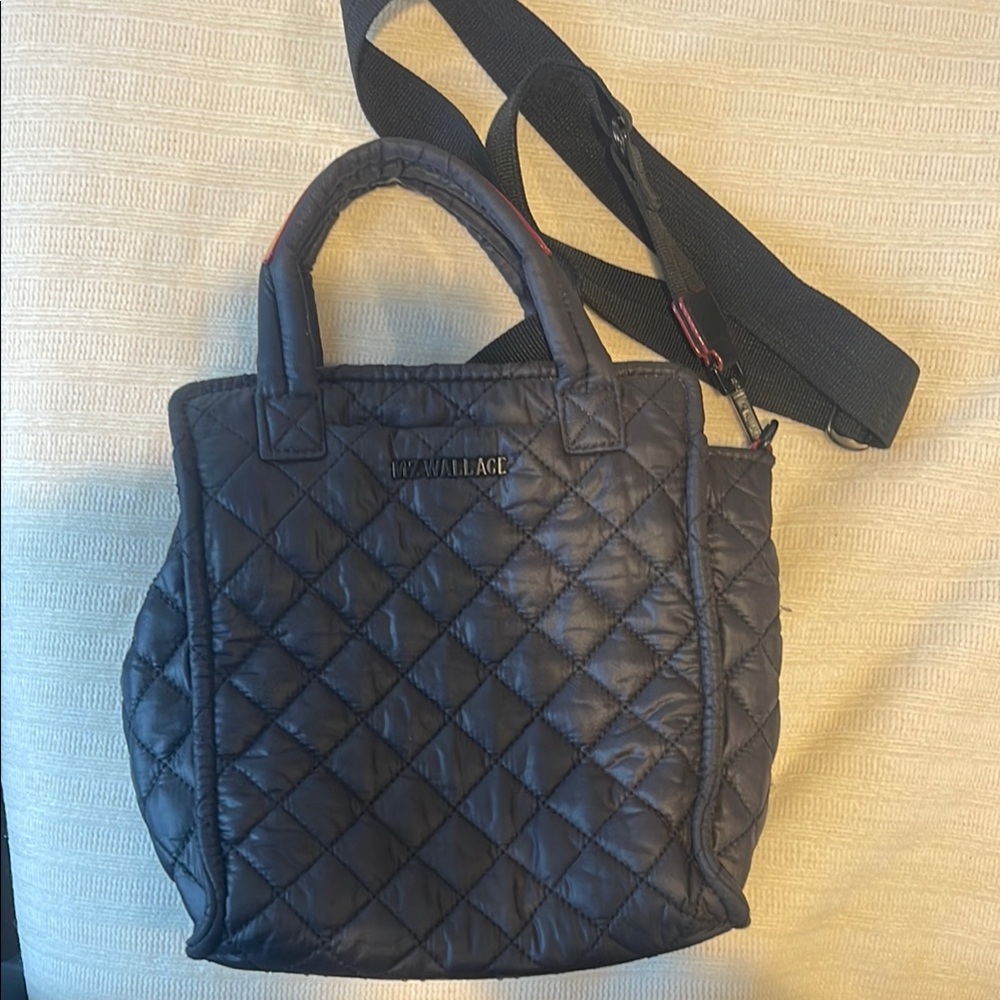 MZ Wallace Small Black Quilted bag